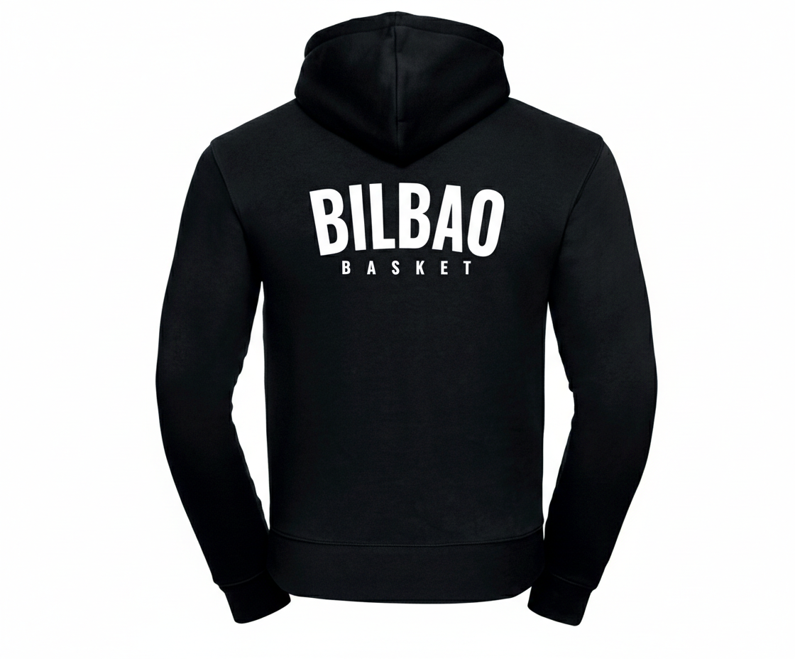 Sudadera cremallera Bilbao Basket
