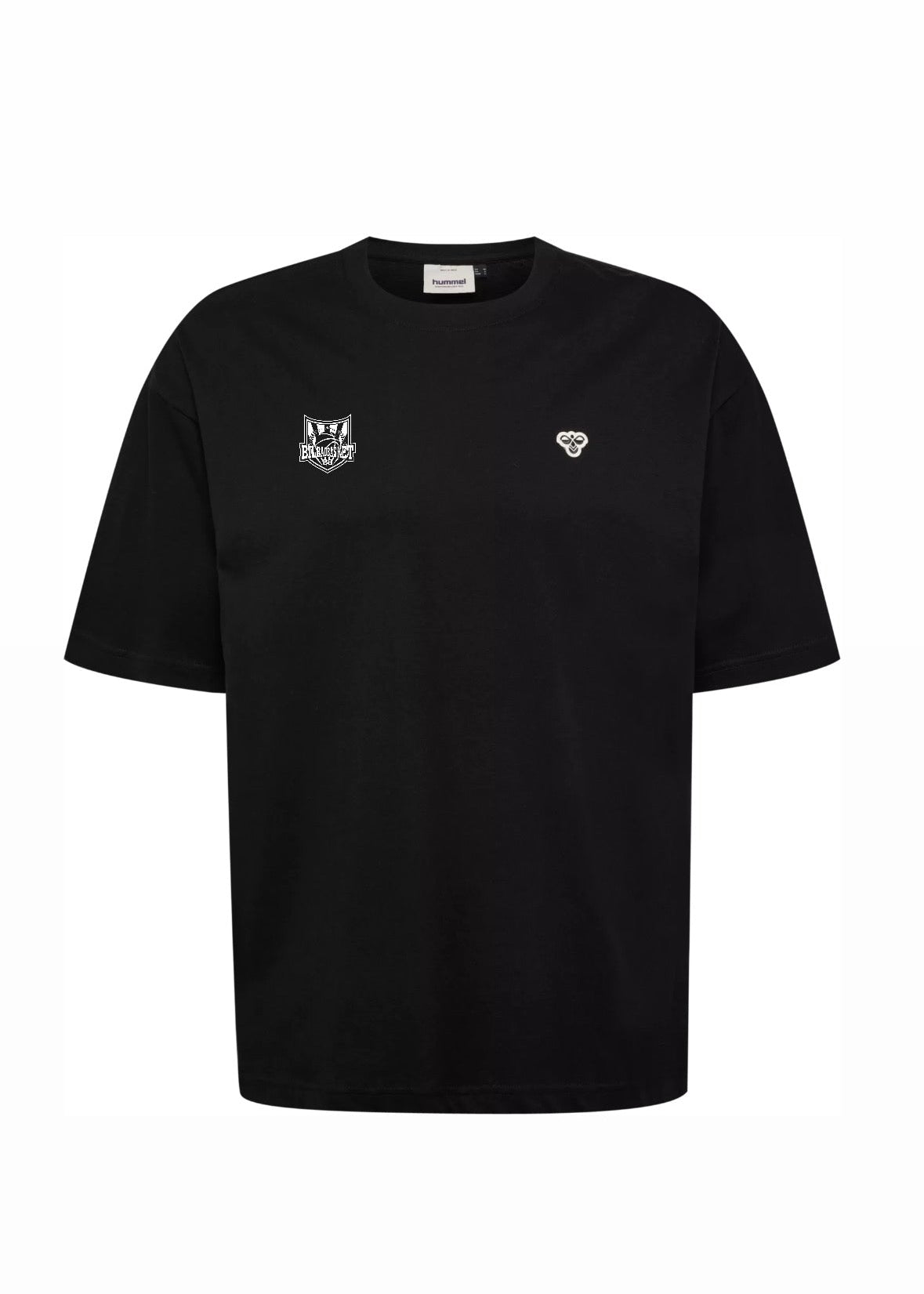 HUMMEL| CAMISETA FORMAL NEGRA  26-27