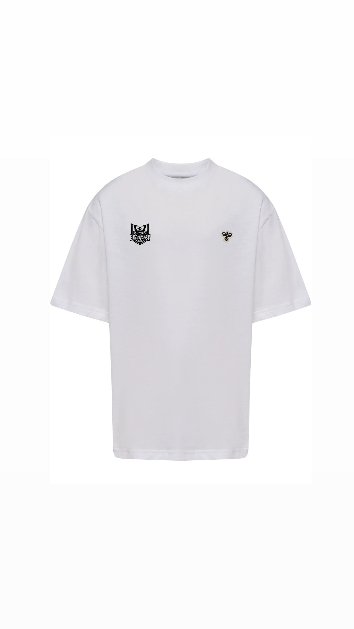 HUMMEL| CAMISETA FORMAL BLANCA  26-27